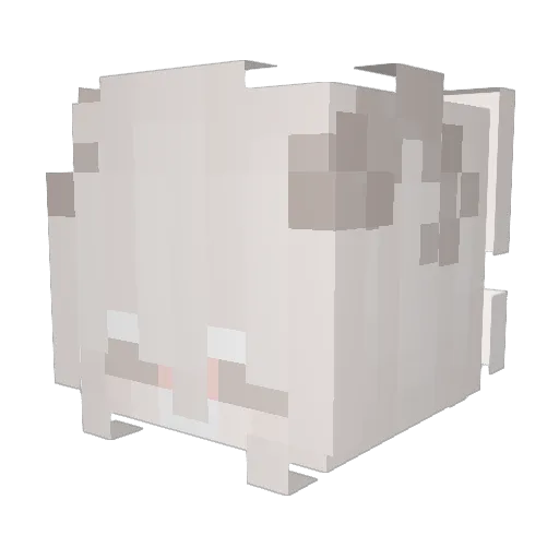dandelion_sheep Minecraft avatar head, 3D render