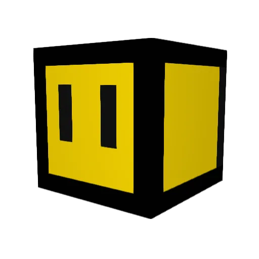 dandinzZ Minecraft avatar head, 3D render