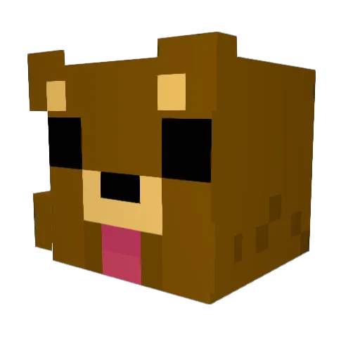 dandy853 Minecraft avatar head, 3D render