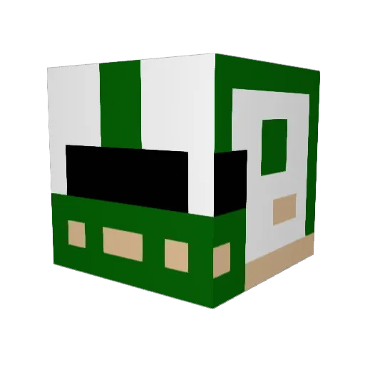 daneo28 Minecraft avatar head, 3D render