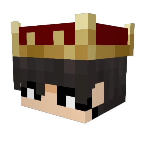 danewellsyt Minecraft avatar head, 3D render