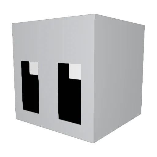 danexl Minecraft avatar head, 3D render