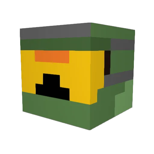 danezthemanez Minecraft avatar head, 3D render
