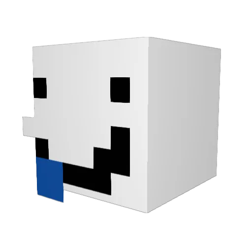 dangermaddox Minecraft avatar head, 3D render