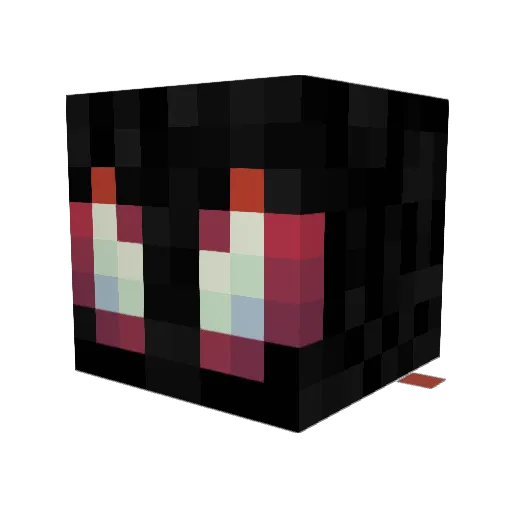 dangice Minecraft avatar head, 3D render