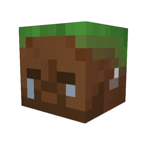 dangkindamid Minecraft avatar head, 3D render