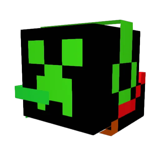 danhollister Minecraft avatar head, 3D render