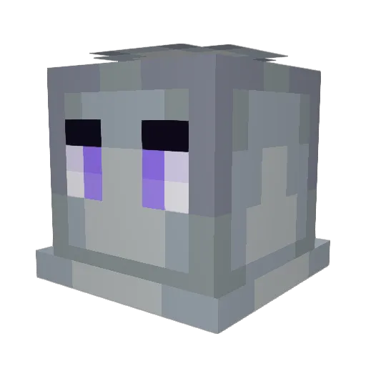 dani042 Minecraft avatar head, 3D render