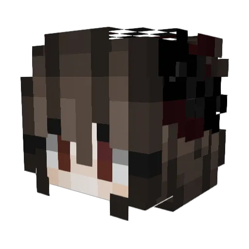 dani1237 Minecraft avatar head, 3D render