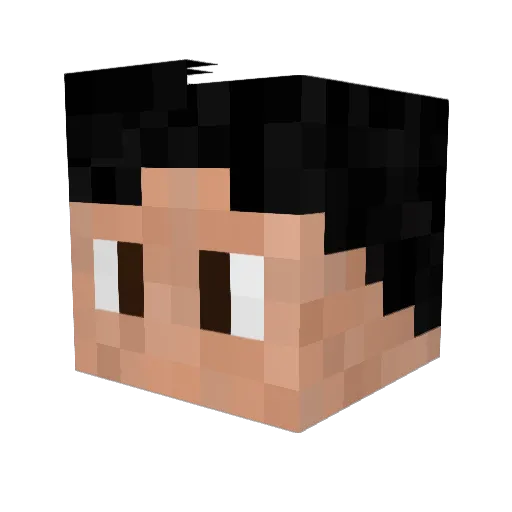dani7897 Minecraft avatar head, 3D render