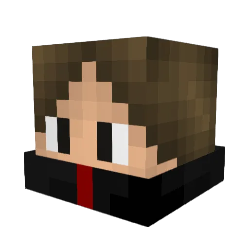 daniblack0 Minecraft avatar head, 3D render