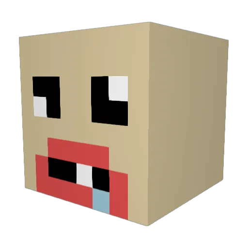daniboy0208 Minecraft avatar head, 3D render
