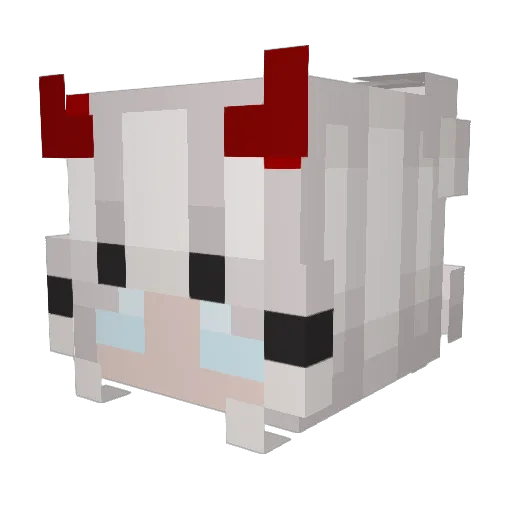 danicaaar Minecraft avatar head, 3D render