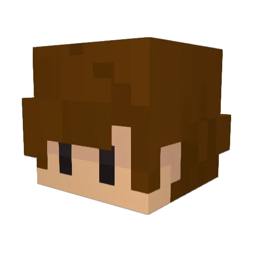 danicel Minecraft avatar head, 3D render