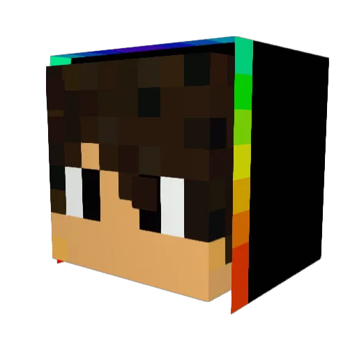 daniel07PL Minecraft avatar head, 3D render