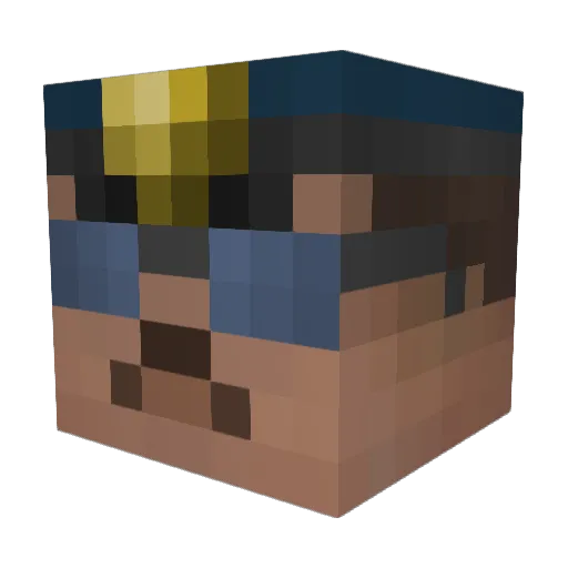 daniel12345rs01 Minecraft avatar head, 3D render