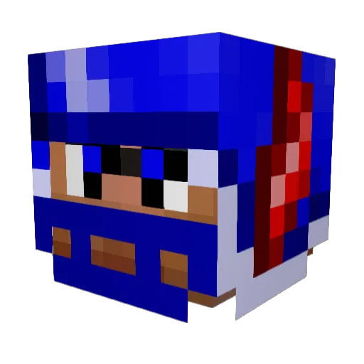 daniel13_99 Minecraft avatar head, 3D render