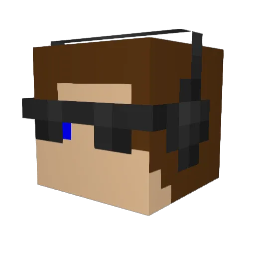 daniel162001 Minecraft avatar head, 3D render