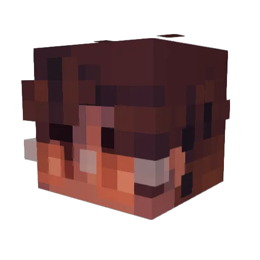 daniel_VanTango Minecraft avatar head, 3D render