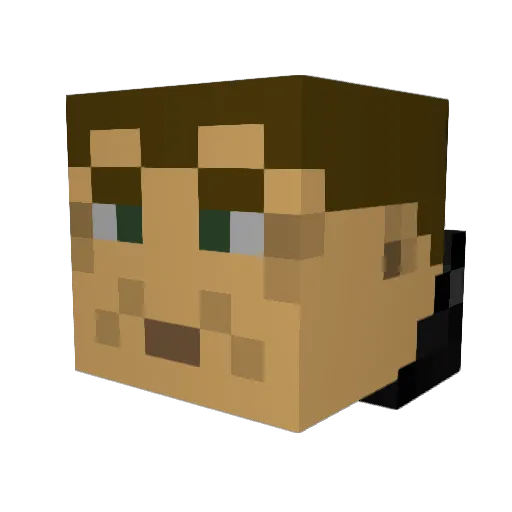 daniel_lacey Minecraft avatar head, 3D render