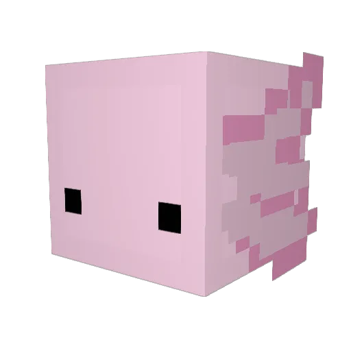 danielalien Minecraft avatar head, 3D render