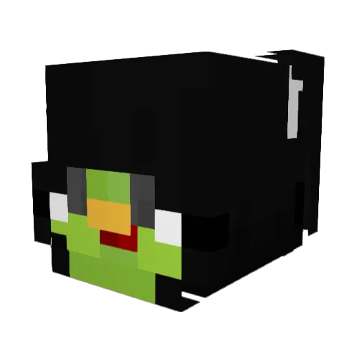 danielarhp Minecraft avatar head, 3D render