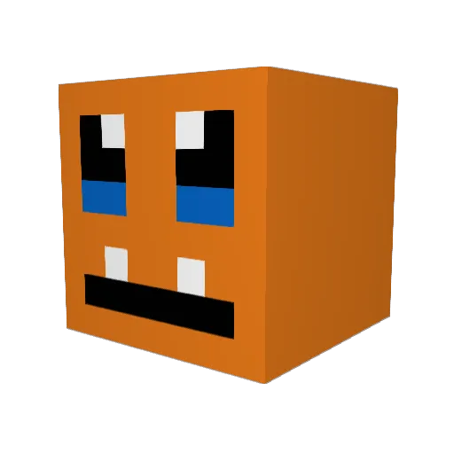 danieldh77 Minecraft avatar head, 3D render
