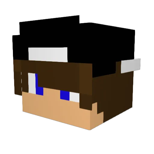danieldw3 Minecraft avatar head, 3D render