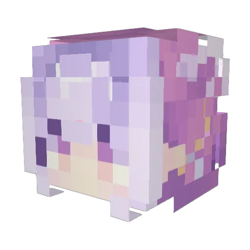 danielegranata Minecraft avatar head, 3D render