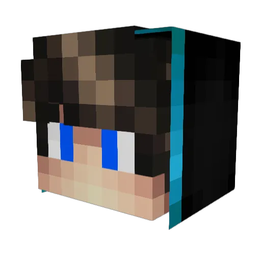 danielestevo Minecraft avatar head, 3D render