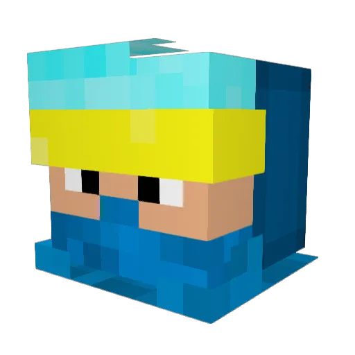 danielhayes345 Minecraft avatar head, 3D render