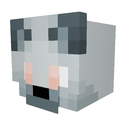 danielhope Minecraft avatar head, 3D render