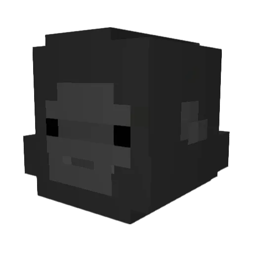 danielisabot Minecraft avatar head, 3D render