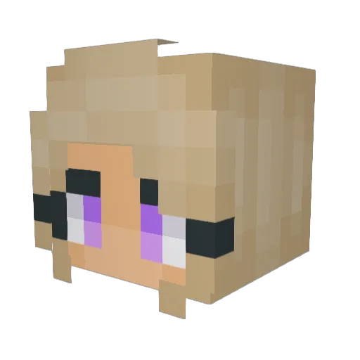 danielkillblack Minecraft avatar head, 3D render