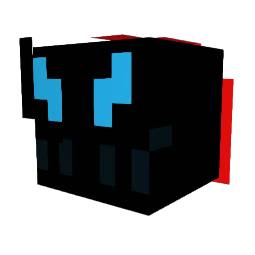 danielktu157 Minecraft avatar head, 3D render
