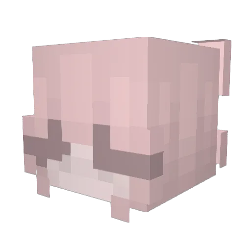 daniellagk Minecraft avatar head, 3D render