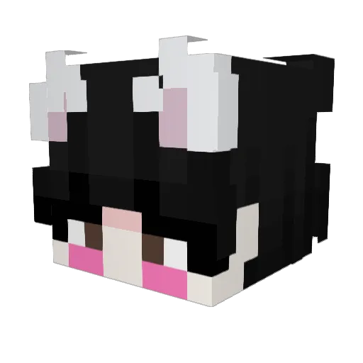 daniellefr_ Minecraft avatar head, 3D render