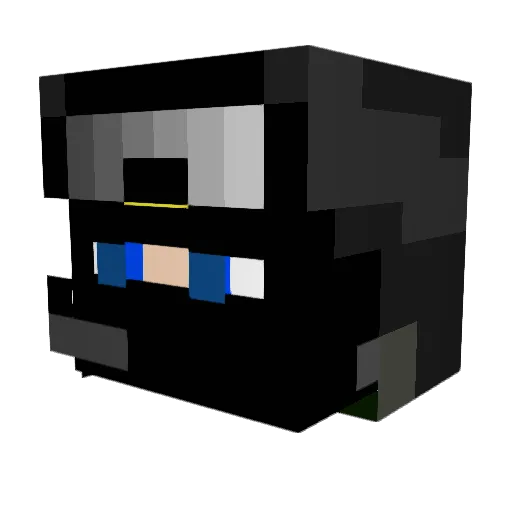 danielmann1 Minecraft avatar head, 3D render