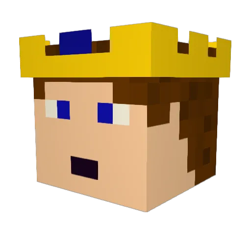 danielmorenof Minecraft avatar head, 3D render