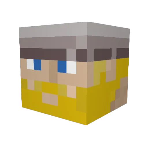 danielnmic Minecraft avatar head, 3D render