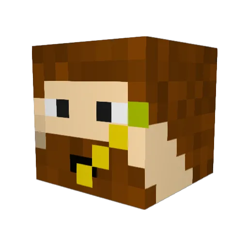 danielol97 Minecraft avatar head, 3D render