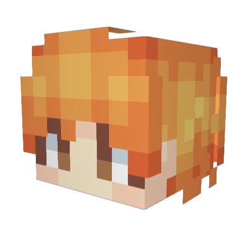danielplaysmcpe Minecraft avatar head, 3D render