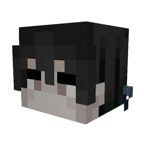 danielpurpp Minecraft avatar head, 3D render