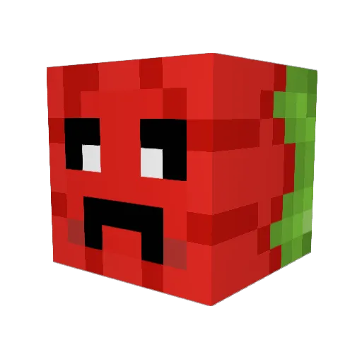 danielskogaker Minecraft avatar head, 3D render