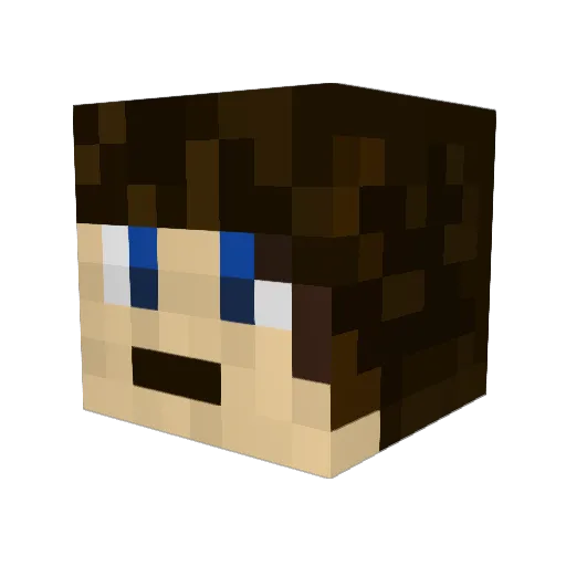 danielvsdaniel Minecraft avatar head, 3D render