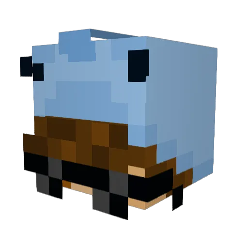 danielwood08 Minecraft avatar head, 3D render