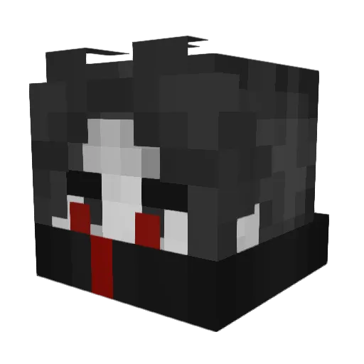 danielzf Minecraft avatar head, 3D render