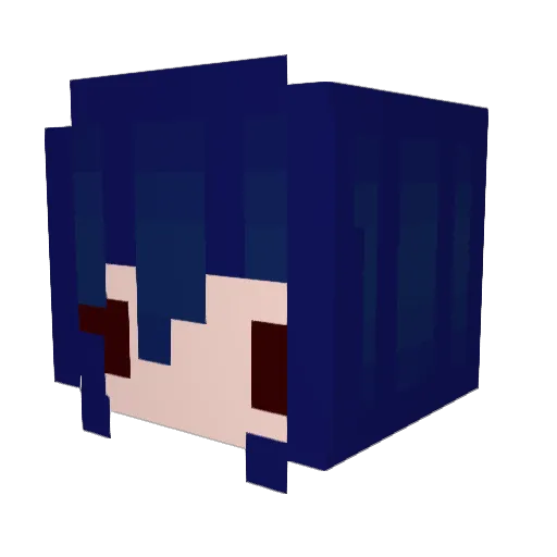 daniestarr Minecraft avatar head, 3D render