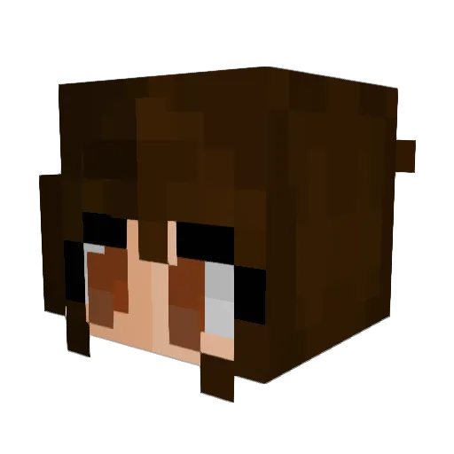 danigrace98 Minecraft avatar head, 3D render