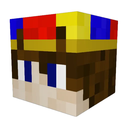 daniiel93 Minecraft avatar head, 3D render